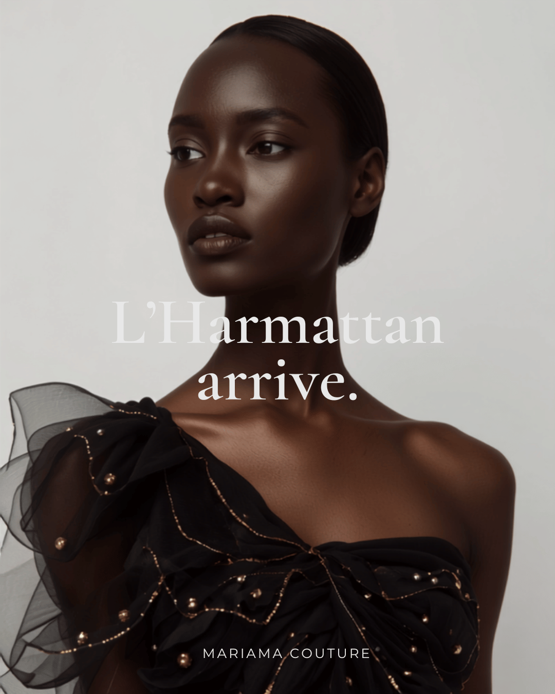 Instagram feed — 'featured piece' pillar, highlighting a silhouette